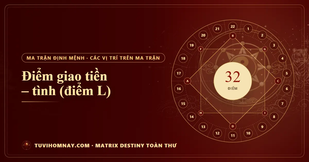Điểm giao tiền – tình (điểm L) — Matrix Destiny toàn thư