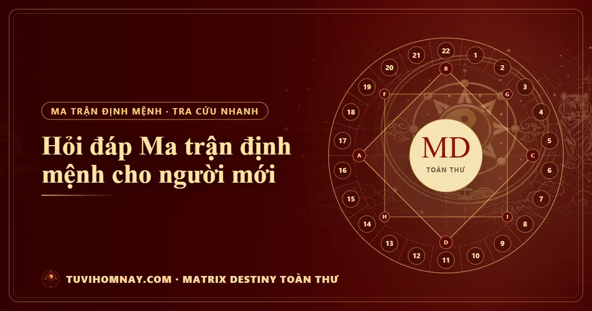 Hỏi đáp Ma trận định mệnh cho người mới — Matrix Destiny toàn thư