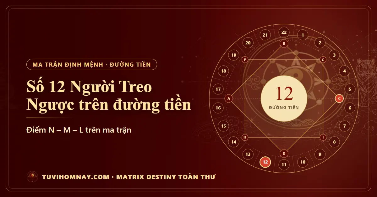 Số 12 (Người Treo Ngược) trên đường tiền — Matrix Destiny toàn thư