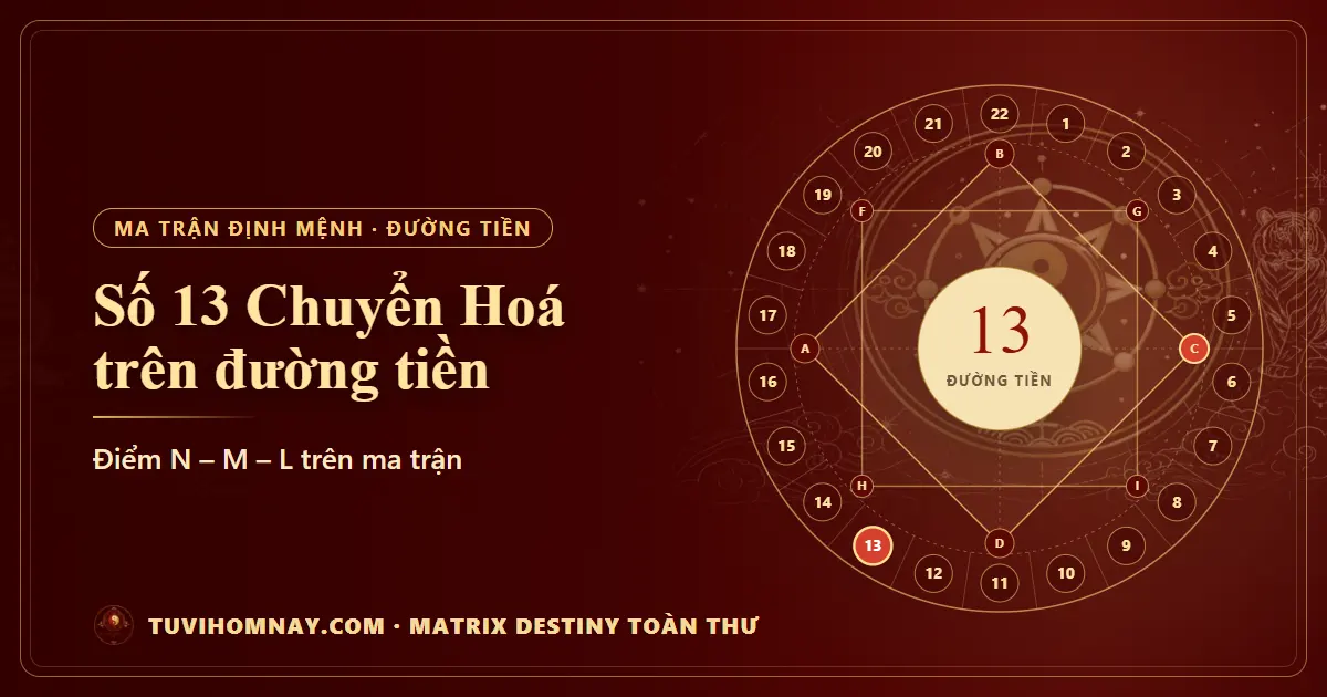 Số 13 (Chuyển Hoá) trên đường tiền — Matrix Destiny toàn thư