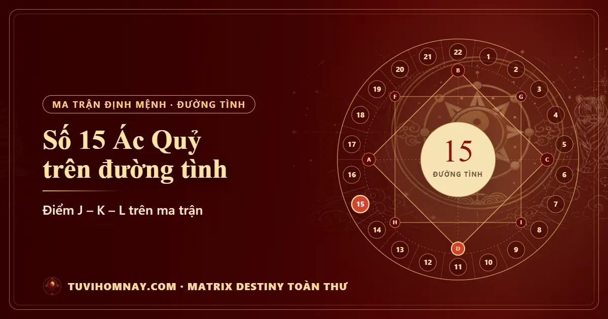 Số 15 (Ác Quỷ) trên đường tình — Matrix Destiny toàn thư