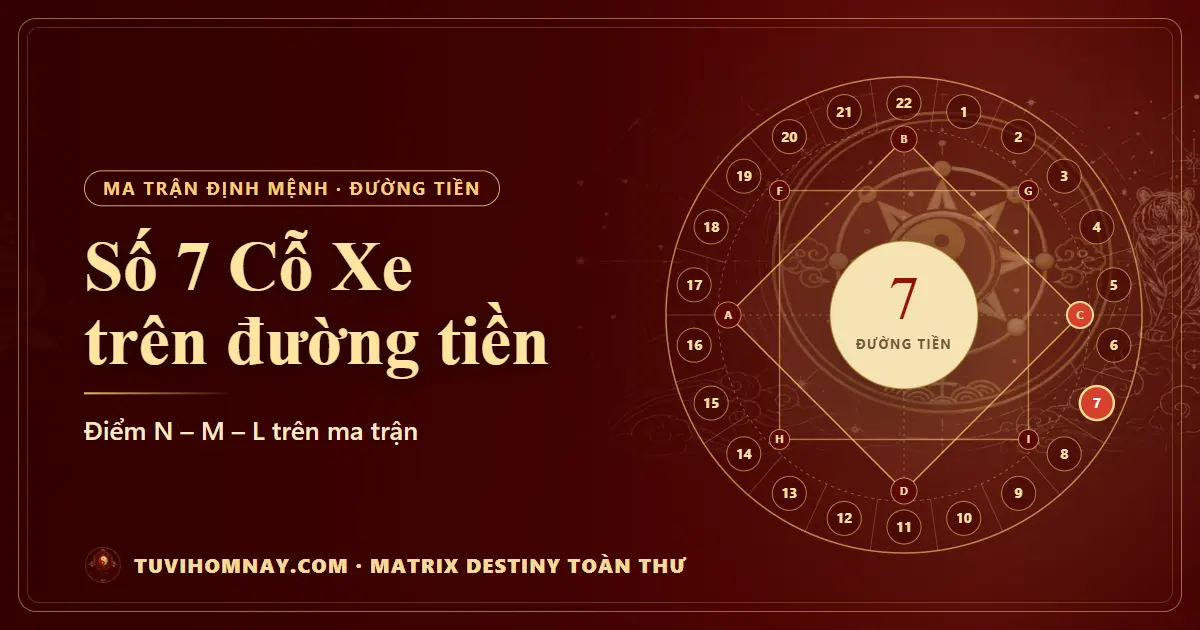 Số 7 (Cỗ Xe) trên đường tiền — Matrix Destiny toàn thư