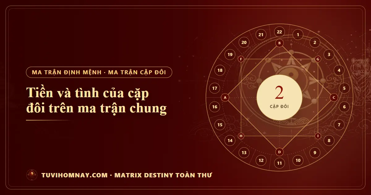 Tiền và tình của cặp đôi trên ma trận chung — Matrix Destiny toàn thư