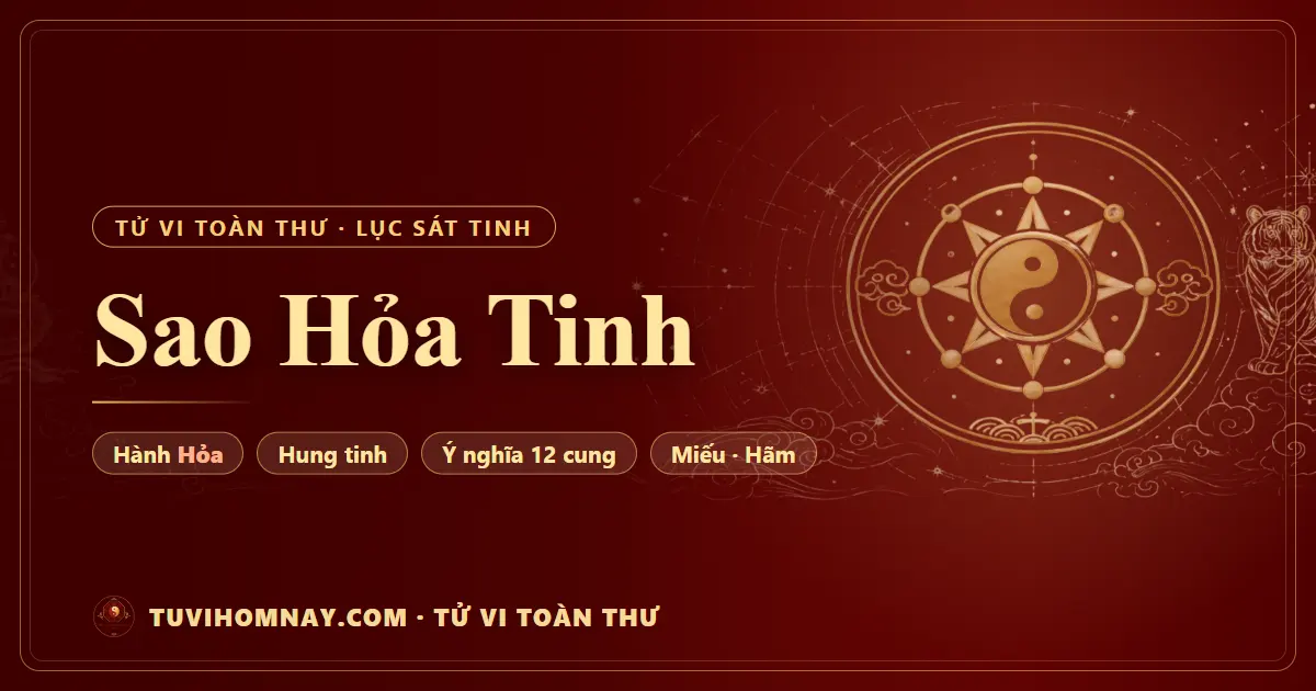 Sao Hỏa Tinh — Tử vi toàn thư