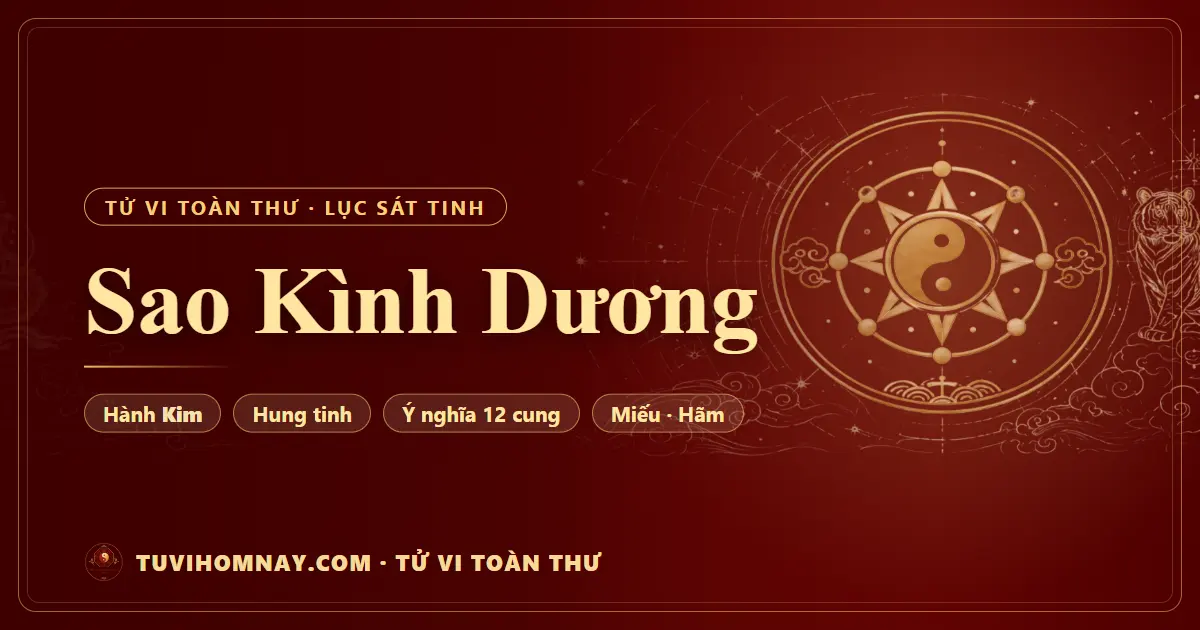 Sao Kình Dương — Tử vi toàn thư