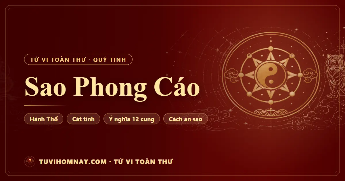 Sao Phong Cáo — Tử vi toàn thư