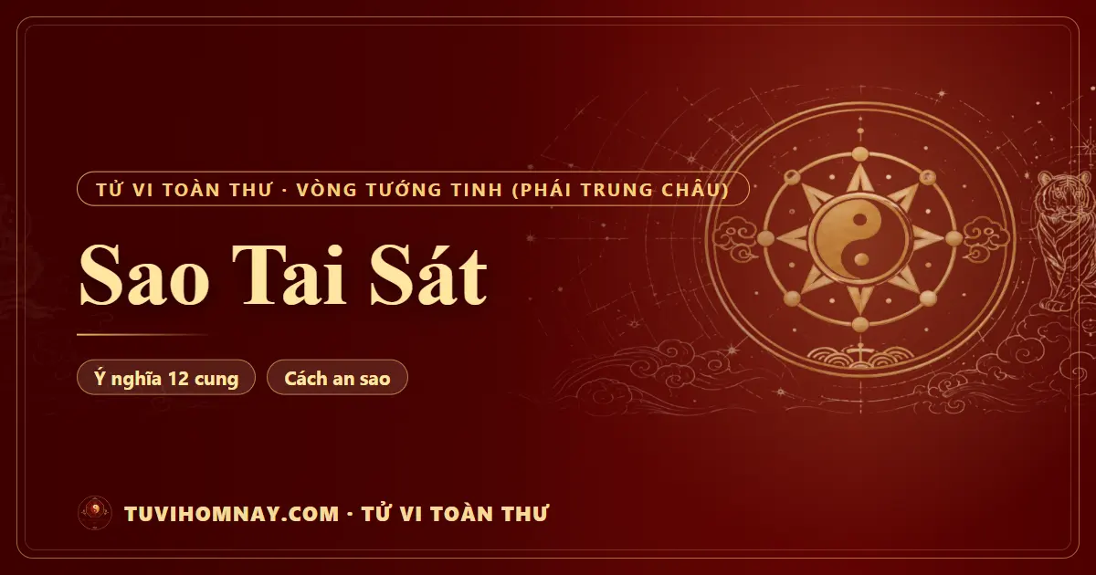 Sao Tai Sát — Tử vi toàn thư