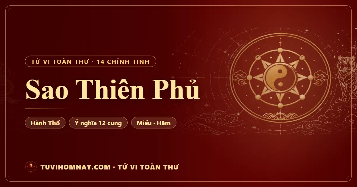 Sao Thiên Phủ — Tử vi toàn thư