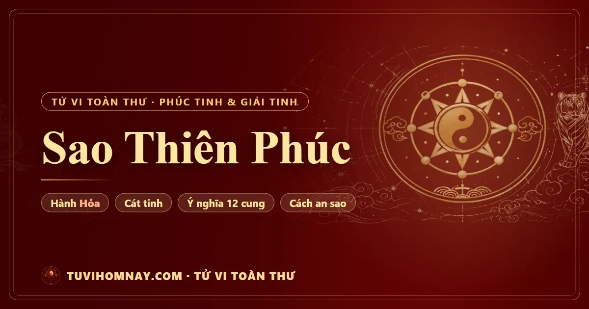 Sao Thiên Phúc — Tử vi toàn thư