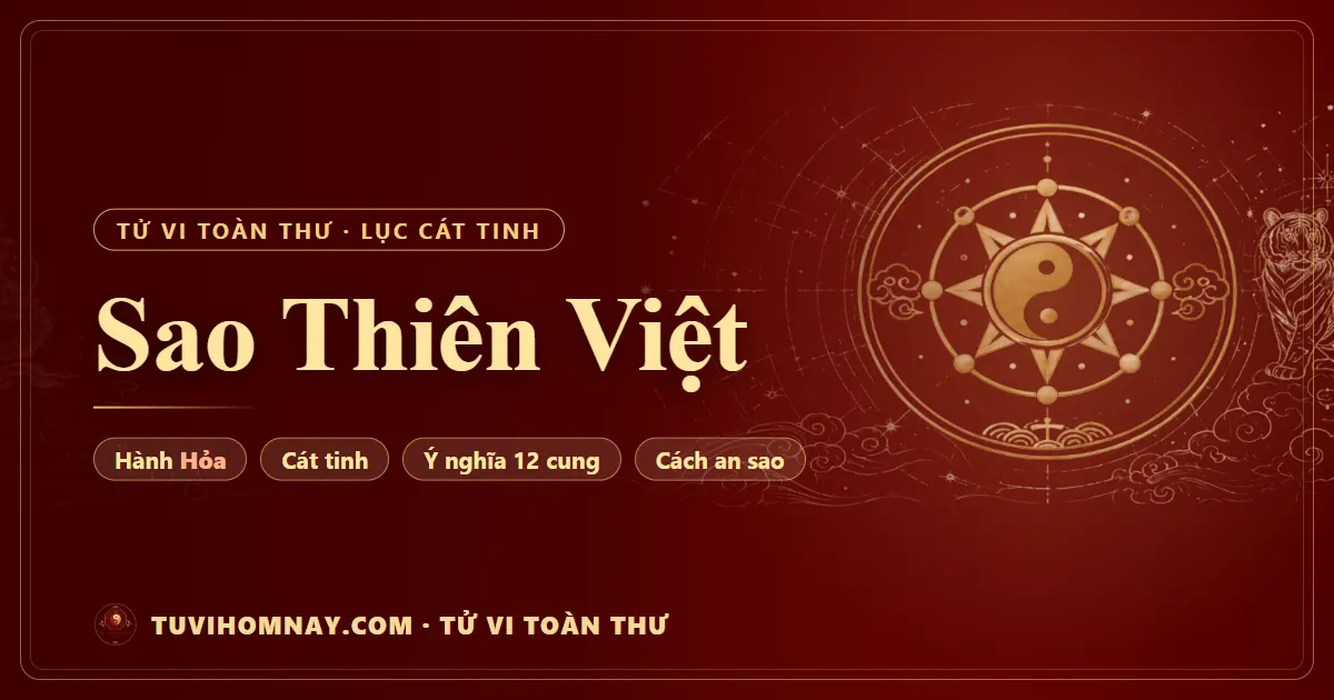Sao Thiên Việt — Tử vi toàn thư