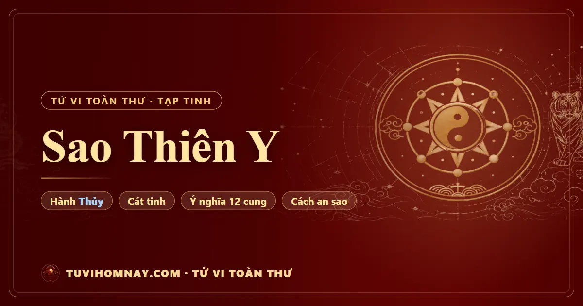 Sao Thiên Y — Tử vi toàn thư