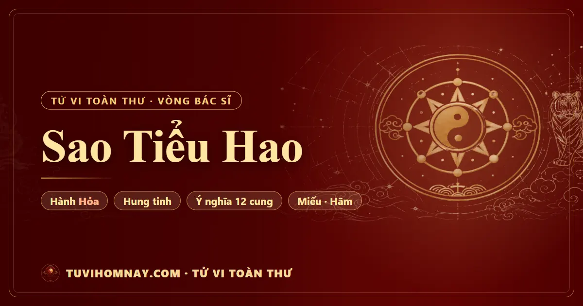 Sao Tiểu Hao — Tử vi toàn thư